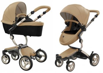 Коляска 2 в 1 Mima Xari 4G Latte (Starter Pack и шасси на выбор) шасси Champagne 4G