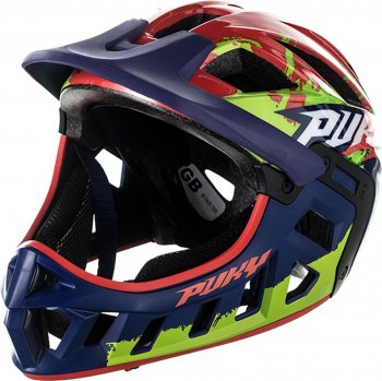 Шлем fullface Puky M (54-58) blue/kiwi (при покупке с транспортом Puky)