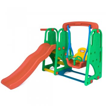 Игровой комплекс Happy Box JM-701E (горка-волна+качели с муз. панелью)