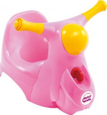 Горшок Ok Baby Scooter (Окей Бэби Скутер) розовый 66/ при покупке с продукцией