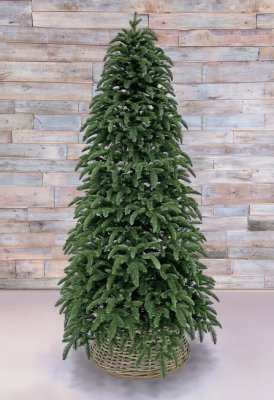 Ель Triumph Tree Нормандия 100% литая стройная темно-зеленая