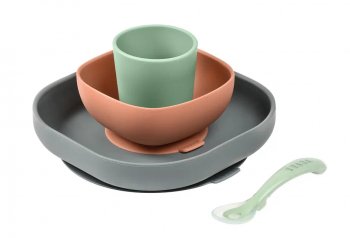 Набор посуды COFFRET REPAS SILIC (2 тарелки, стакан, ложка)