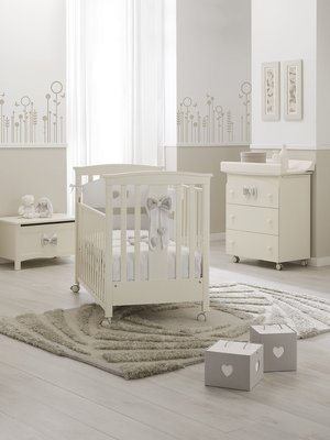 Кроватка Erbesi Lilli (Лили) Слоновая кость