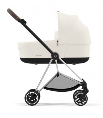 Коляска для новорожденных Cybex Mios III Off White (шасси на выбор) шасси Chrome Brown