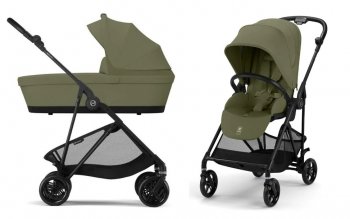 Коляска 2 в 1 Cybex Melio Carbon Moss Green