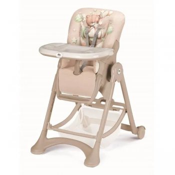 Стульчик для кормления Cam Campione 261/C52 бежевый с мишкой