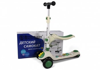 Детский самокат Rivertoys HB-8002S Зеленый