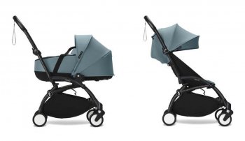 Коляска 2 в 1 BabyZen YoYo3 (черное шасси) Aqua