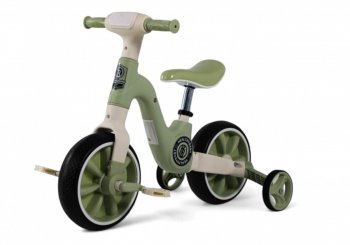 Детский беговел-велосипед Rivertoys HB-318 Зеленый