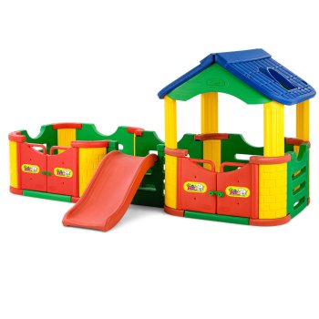 Игровой домик с горкой Happy Box JM-802D