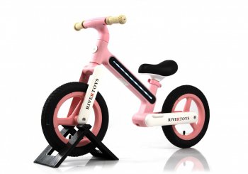 Детский беговел Rivertoys HB-002 Розовый