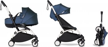 Коляска 2 в 1 BabyZen Yo-Yo² (на белой раме) Air France Blue