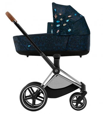 Коляска для новорожденных Cybex Priam и e-Priam IV Jewels of Nature (шасси на выбор) шасси Chrome Brown
