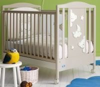 Кроватка Pali Georgia глянцевый серо-песочный