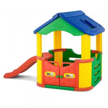 Игровой домик с горкой Happy Box JM-802B