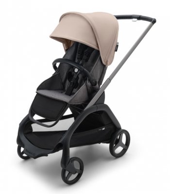 Коляска прогулочная Bugaboo Dragonfly на шасси Graphite Graphite/ Grey Melange/ Desert Taupe