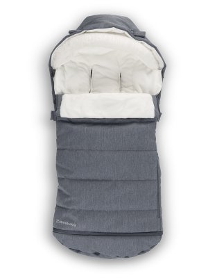 Чехол утепленный с мехом UPPAbaby Julian (серо-синий)