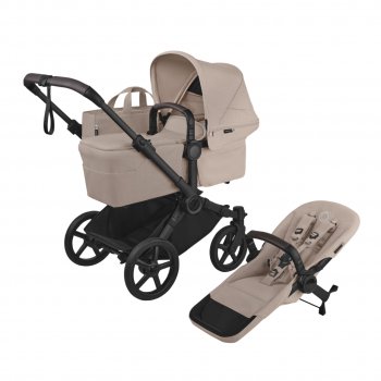 Детская коляска 2 в 1 Bugaboo Donkey 6 Mono на шасси Black
