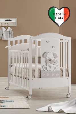 Кровать Erbesi Jack Белый/песочный