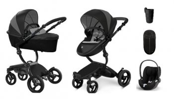 Коляска 3 в 1 Mima Xari 4G Black London Limited Edition шасси Black 4G/ Cybex Cloud T i-Size Plus