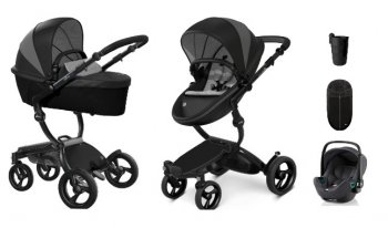 Коляска 3 в 1 Mima Xari 4G Black London Limited Edition