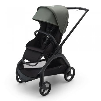 Коляска прогулочная Bugaboo Dragonfly на шасси Black Black/ Grey Melange/ Forest Green
