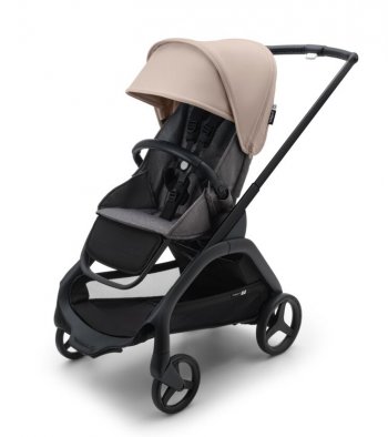 Коляска прогулочная Bugaboo Dragonfly на шасси Black Black/ Grey Melange/ Desert Taupe