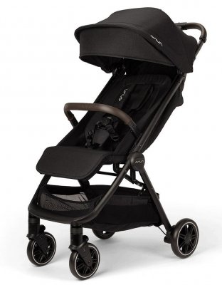 Прогулочная коляска Nuna Trvl Caviar + адаптер + дождевик