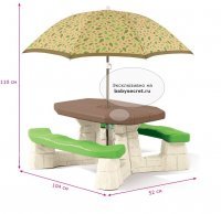 Столик Step 2 Пикник с зонтом 787799 2
