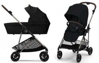 Коляска 2 в 1 Cybex Melio Magic Black