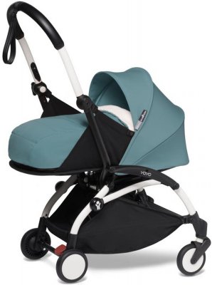 Коляска 2 в 1 BabyZen Yo-Yo 2 (на белой раме) Aqua