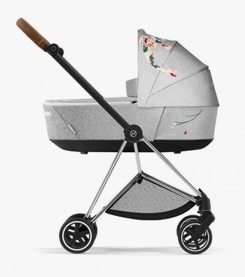 Коляска для новорожденных Cybex Mios III FE Koi Crystallized (шасси на выбор) шасси Chrome Brown