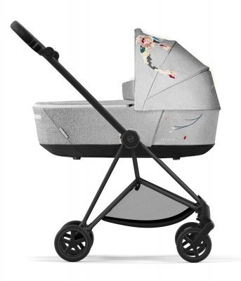 Коляска для новорожденных Cybex Mios III FE Koi Crystallized (шасси на выбор) шасси Matt Black