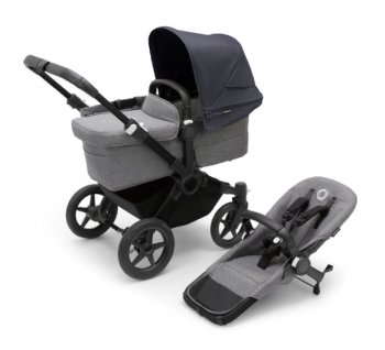 Детская коляска 2 в 1 Bugaboo Donkey 5 Mono на шасси Black