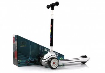 Детский самокат Rivertoys HB-606 Белый