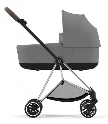 Коляска для новорожденных Cybex Mios III Mirage Grey (шасси на выбор) шасси Chrome Brown