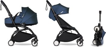 Коляска 2 в 1 BabyZen Yo-Yo² (на черной раме) Air France Blue