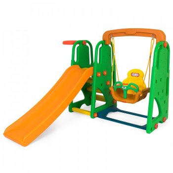 Игровой комплекс Happy Box с качелями, с муз. панелью JM-831P "Винни Пух"