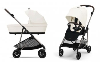 Коляска 2 в 1 Cybex Melio Canvas White