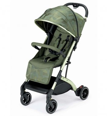 Прогулочная коляска Cam Compass 201 зелёный жаккард