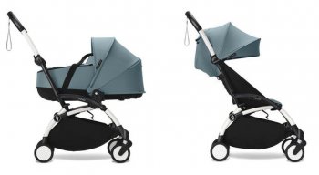 Коляска 2 в 1 BabyZen YoYo3 (белое шасси) Aqua