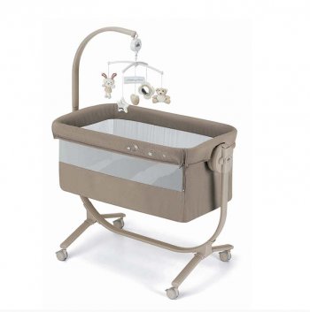 Приставная колыбель Cam Cullami 164 крем со звёздочками