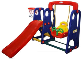 Игровой комплекс+качели с муз. панелью Happy Box JM-701