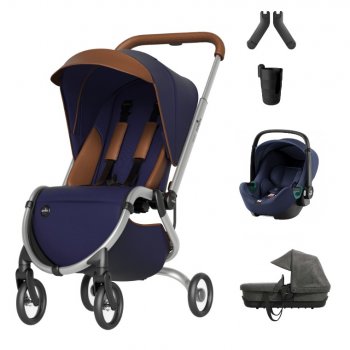 Коляска 3 в 1 Mima Zigi 3G Midnight blue/ Charcoal