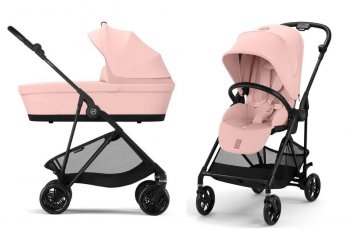 Коляска 2 в 1 Cybex Melio Carbon Candy Pink