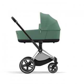 Коляска для новорожденных Cybex Priam и e-Priam IV Leaf Green (шасси на выбор) шасси Chrome Black