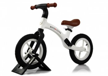 Детский беговел Rivertoys HB-001 Белый