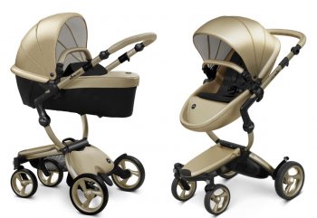 Коляска 2 в 1 Mima Xari 4G Champagne (Starter Pack и шасси на выбор) шасси Champagne 4G