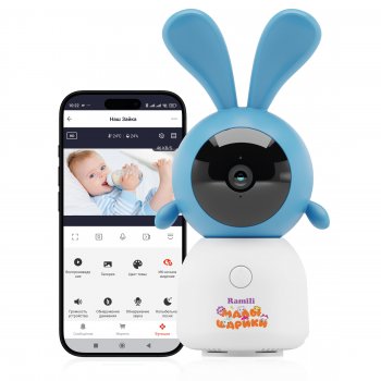 Видеоняня Ramili Baby RV100CKROSH Крошик, Малышарики, с креплением