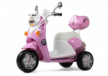 Детский электроскутер Rivertoys Z444ZZ Розовый